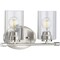 Progress Lighting Riley Collection Brushed Nickel Two-Light Bath P300277-009 - alternate 1